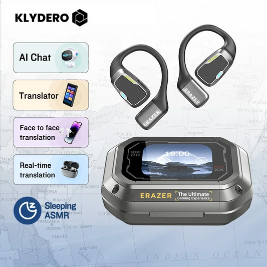 Klydero TalkSmart Erazer XP6 - Wireless Earbuds With AI Powered Transalation